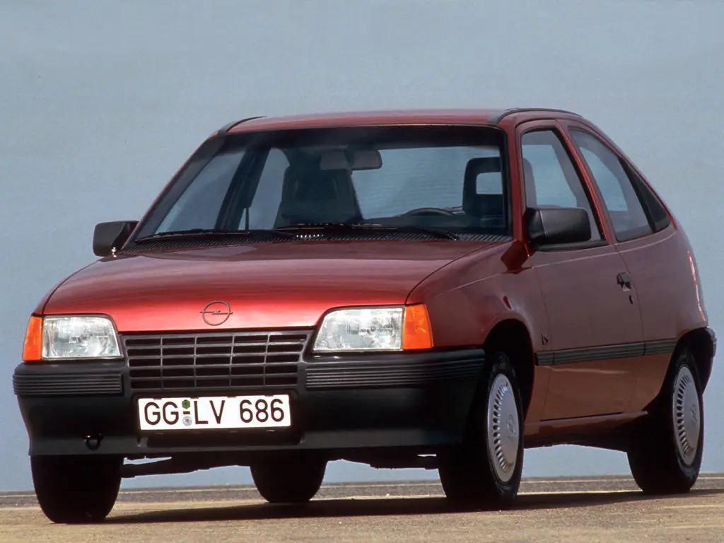Opel Kadett (33,  34,  43,  44) 6 поколение, хэтчбек 3 дв. (08.1984 - 01.1989)